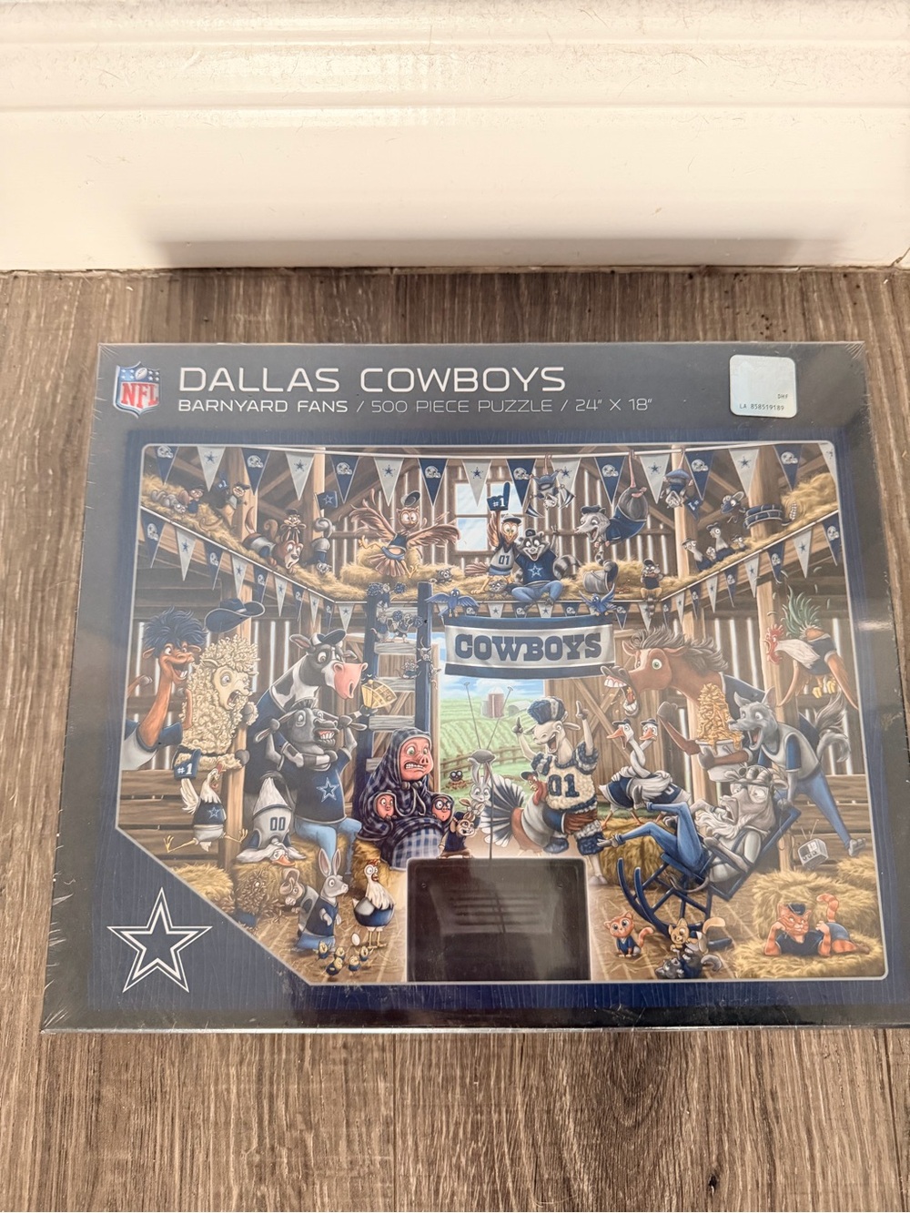 Dallas Cowboys Fall NFL Barnyard Fans 500-Piece Puzzle - Navy Blue